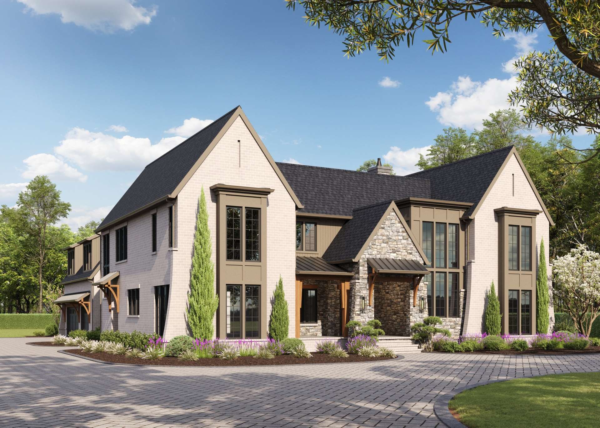 626 Shelton Street — Angle View Rendering